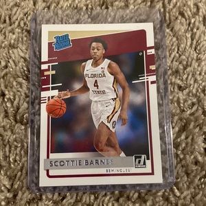 scottie Barnes rated rookie college card